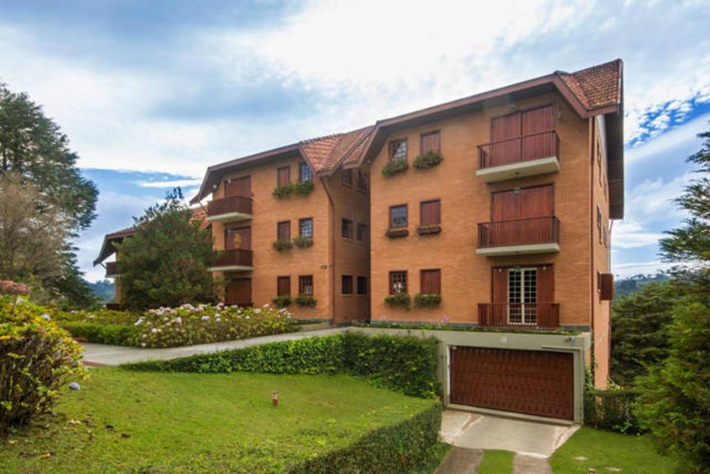 Apartamento Espacoso Vista Montanha Campos do Jordao Dış mekan fotoğraf